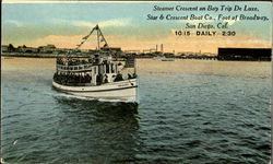 Steamer Crescent On Bay Trip De Luxe