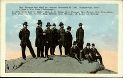 Gen. Thomas And Staff On Lookout Mountain