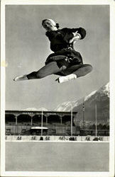 Eisbahn-Davos Weltmeisterin Barbara Scott