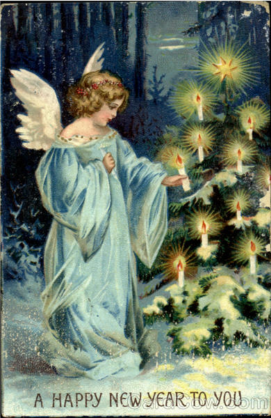 A Happy New Year To You Ellen Clapsaddle New Year's