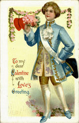 To My Dear Valentine With Love's Greeting