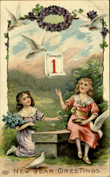 New Year Greetings New Year's