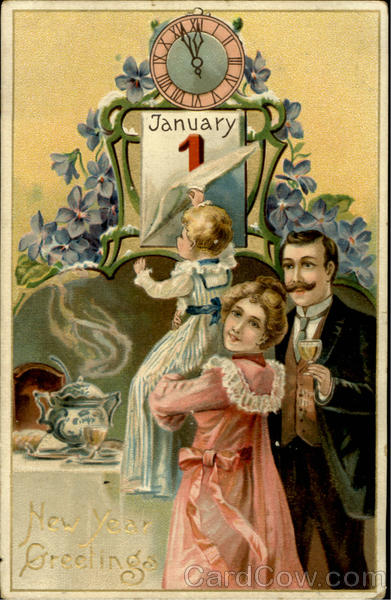 New Year Greetings New Year's