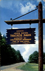 Entrance To John Boyd Thacher State Park