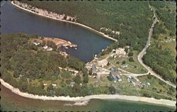 Aerial Of Fayette State Park Postcard
