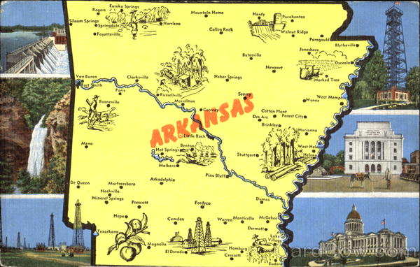 Arkansas Map Maps