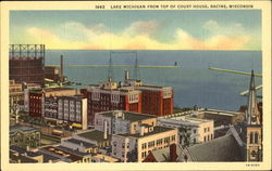 Lake Michigan From Top Of Court House Lake Michigan From Top Of Court House
