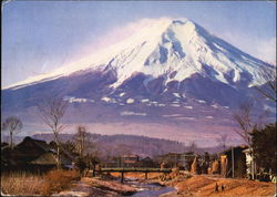 Oshino Village And Mt. Fuji
