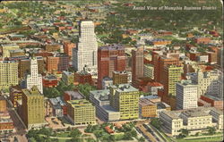 Aerial View Of Memphis Business District Aerial View Of Memphis Business District