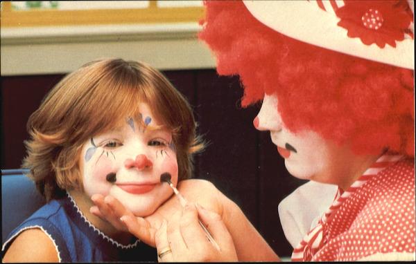 Clown Make-Up Circus World clowning makeup. Clown Make-Up Circus World