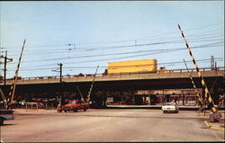 Indiana Toll Road Overpass Gary, IN Postcard Postcard