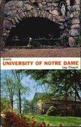 Notre Dame Grotto And Log Chapel Notre Dame Grotto And Log Chapel