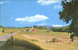 A Typical Vermont Farm Scene