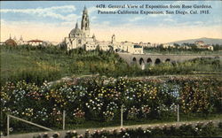 General View Of Exposition From Rose Gardens