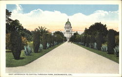 East Approach To Capitol Through Park East Approach To Capitol Through Park