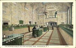 The Interior View Of The First National Bank