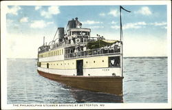 The Philadelphia Steamer Arriving At Betterton