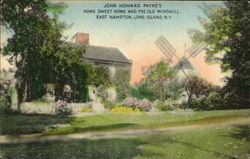 John Howard Payne's Home Sweet Home And The Old Windmill, East Hampton John Howard Payne's Home Sweet Home And The Old Windmill, East Hampton