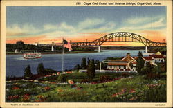 Cape Cod Canal And Bourne Bridge