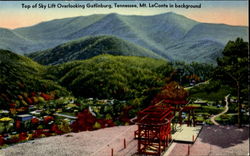 Top Of Sky Lift Overlooking Gatlinburg Top Of Sky Lift Overlooking Gatlinburg