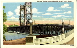 Carlton Bridge Across Kennebec River