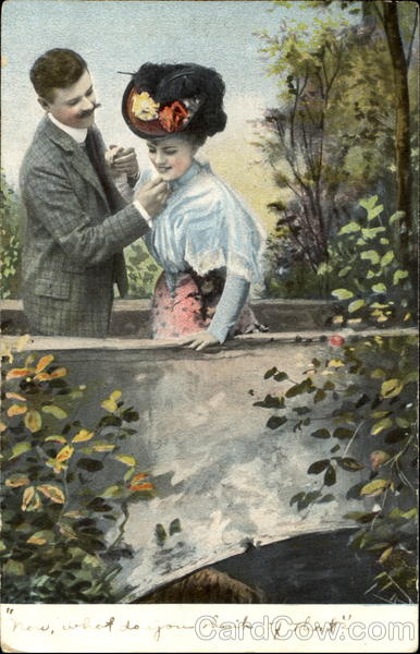 Lovers on Bridge Romance & Love