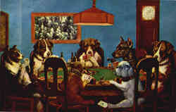 Dogs Playing Poker Only A Friend Needed