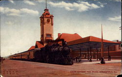 Union Station And Train Union Station And Train