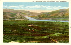 Wenatchee Valley And Columbia River