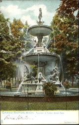Fountain In Fulton Street Park Fountain In Fulton Street Park