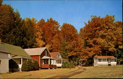 Cottages At Camp M Mahaffey Pennsylvania Postcard Postcard