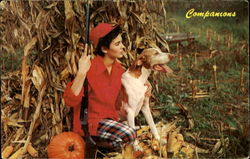 Woman Hunter and Pointer