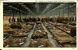 Interior Of A Southern Loose Leaf Tobacco Warehouse