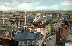 Bird's Eye View Of Boston