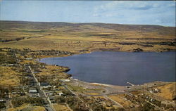 Aerial View Of Soap Lake