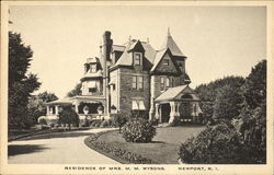 Residence Of Mrs. M. M. Wysong