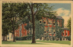Library At Marietta College Ohio Postcard Postcard