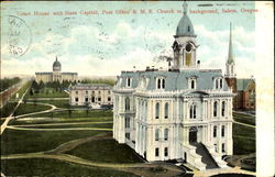 Court House With State Capitol Court House With State Capitol