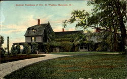 Summer Residence Of Wm. B. Weeden Summer Residence Of Wm. B. Weeden