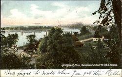The Connecticut River, Mt. Tom In Distance