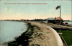 View, Showing Sea Wall, Point Shirley