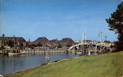 Fishing Village And Footbridge At Perkins Cove, Perkins Cove Fishing Village And Footbridge At Perkins Cove, Perkins Cove