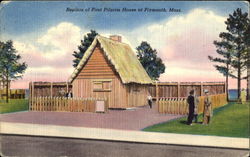 Replica Of First Pilgrim House