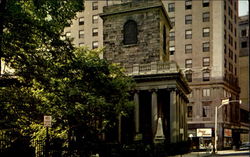 King's Chapel In Historic Boston, Corner Tremont and School Streets