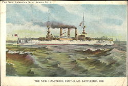 The New Hampshire First-Class Battleship 1908