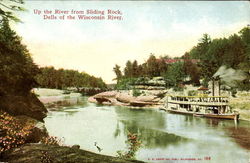 Up The River From Sliding Rock Dells Of The Wisconsin River