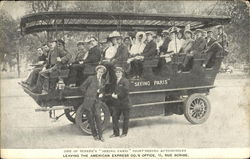 One Of Sebree's ?Seeing Paris? Sight-Seeing Automobiles