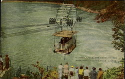 Aero Cabel Car Crossing The Whirlpool Niagara Falls