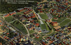 Aerial View of University of Cincinnati Campus