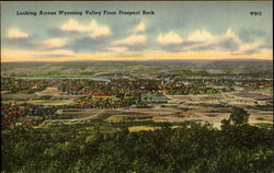 Looking Across Wyoming Valley From Prospect Rock